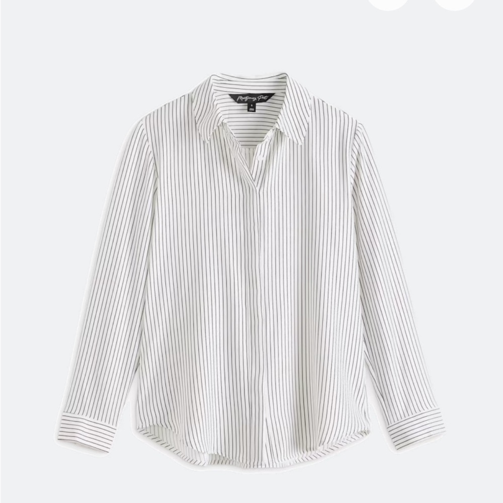Elegant Striped Button Down Shirt